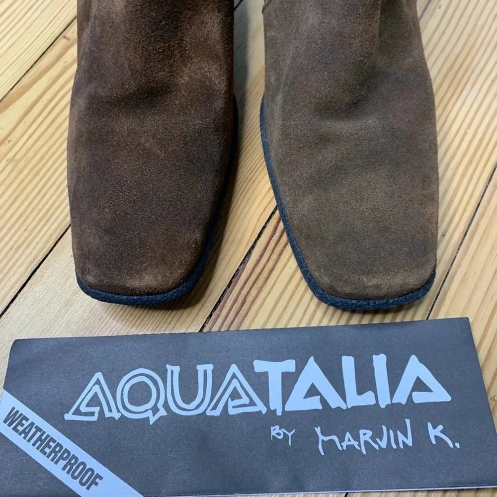 Aquatalia Brown Boot Waterproof Size 9.5 - Picture 5 of 6